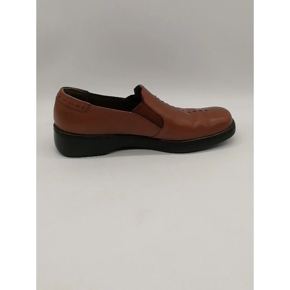 Naturalizer Shoes Loafers Womens Brown 9 Narrow Leather Walking Stretch 721N75